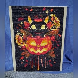 Halloween Cat Diamond Painting